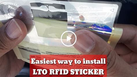 rfid sticker meaning|how to replace rfid sticker.